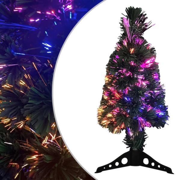 vidaXL Künstlicher Weihnachtsbaum Schlank mit Ständer und LED 64 cm Glasfaser 328442 Bild 6