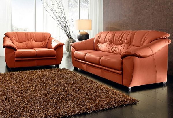sit&more Polstergarnitur Savona, B: 148 bzw. 198 cm, Set: 2- & 3er-Sofa, mit Federkern