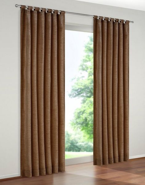 Wirth Vorhang Trondheim 234 g/m² (1 St), Schlaufen, blickdicht, Chenille
