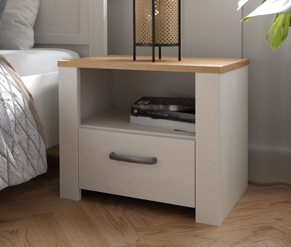 FORTE Nachtkommode, B/H/T 61,6/52/42 cm, in 2 Dekoren erhältlich