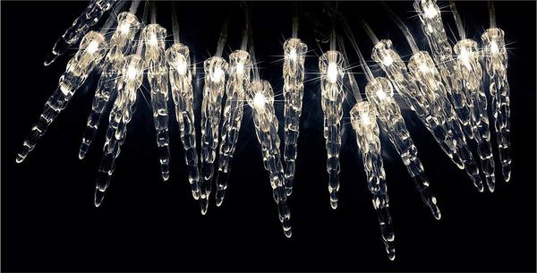 BONETTI LED-Lichterkette Eiszapfenlichterkette, 40-flammig, beleuchtete Eiszapfen, erweiterbar, moderne LED-Technik