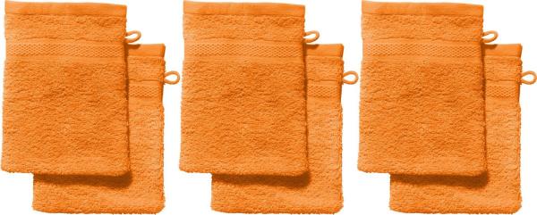 REDBEST Waschhandschuh Waschhandschuh "Chicago" 6er-Pack, Frottier, Walk-Frottier Uni