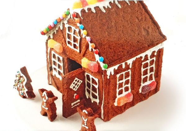 Lebkuchenhaus Backform Weihnachten Hexenhaus Knusperhaus Lebkuchen Form Silikon