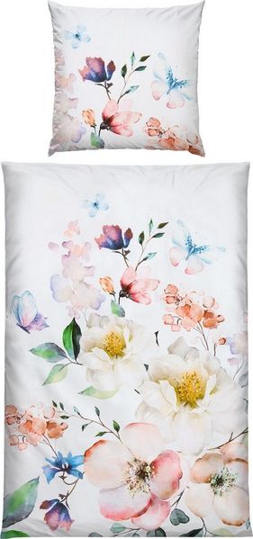 REDBEST Bettwäsche Bettwäsche, Microfaser, Microfaser-Satin Blumen