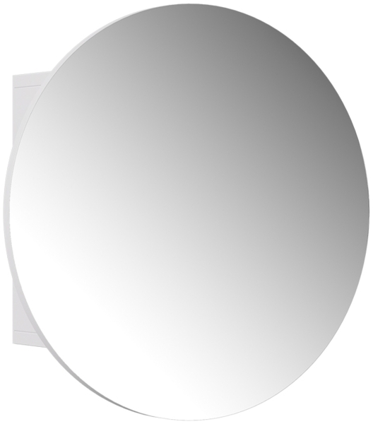 Badspiegelschrank Loki Weiß 50 x 50 cm mit 2 Fächern Vicco