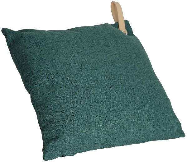 Dekokissen Catch 45x45cm Polyester lila grün anthrazit oder braun Kuschelkissen grün