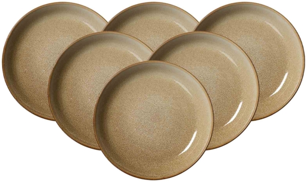 Ritzenhoff & Breker Alicante Suppenteller ø 21 cm 6er Set - Braun