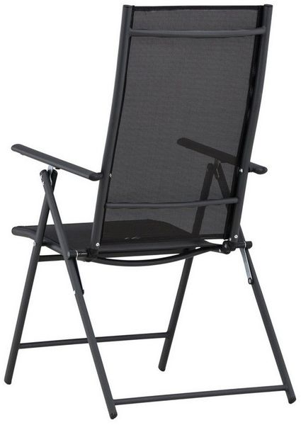 Venture Home Gartenstuhl Levanzo, 2er-Set Gartenstühle klappbar, belastbar bis 110 kg, Stuhlset, Stahlrahmen, Textilene-Sitz, klappbar, verstellbare Lehne Bild 4