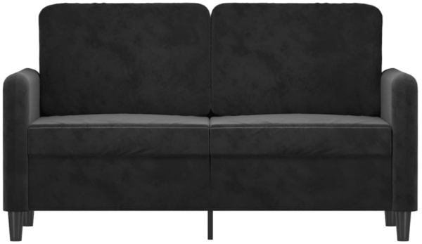 vidaXL 2-Sitzer-Sofa Schwarz 120 cm Samt Bild 5