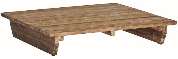 Couchtisch Newport aus recyceltem Teakholz, 90 cm