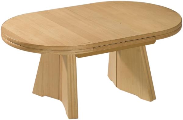 Funktionstisch Cammy höhenverstellbar und ausziehbar 125(165,5) x 71 x 54-73 Couchtisch massiv Buche 16047