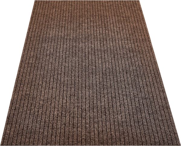 Andiamo Läufer Marlo, Made in Belgium, rechteckig, Höhe: 7 mm, Schmutzfangläufer, gestreift, robust, In- und Outdoor geeignet