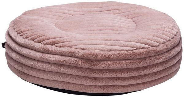 Designed By Lotte Tierkissen Hundekissen Reza rund rosa
