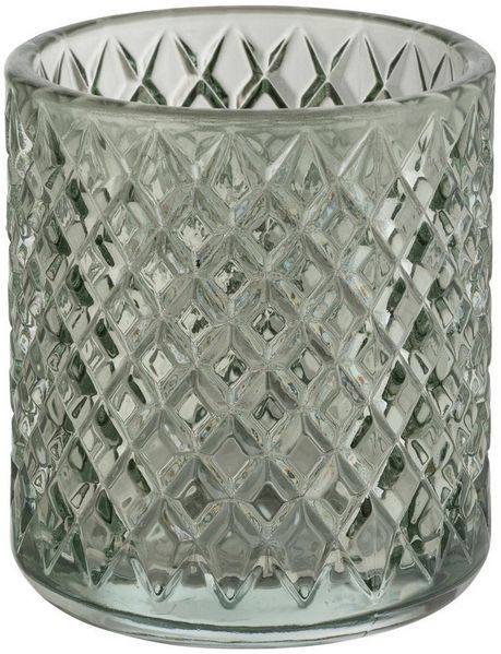 WENKO Zahnputzbecher ATESSA, Ø 7,5 cm, H 10 cm, Grün, Glas, (1-St)