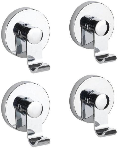WENKO Wandhaken Irun, (Set, 4-St), Befestigen ohne bohren