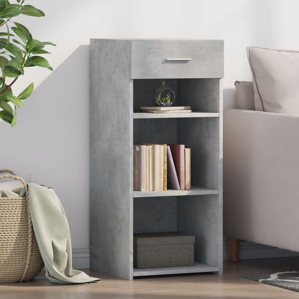 vidaXL Sideboard Betongrau 40x42,5x93 cm Holzwerkstoff 846316