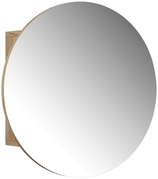 Badspiegelschrank Loki Goldkraft Eiche 50 x 50 cm mit 2 Fächern Vicco