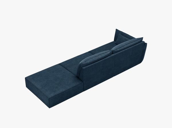 Micadoni Sofa Kaelle 4-Sitzer Rechts Chenille Over The Horizon Königsblau Bild 3