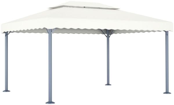 vidaXL Pavillon 400 x 300 cm Creme Aluminium 48062