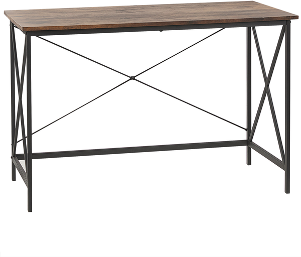 Schreibtisch Dunkler Holzfarbton FUTON