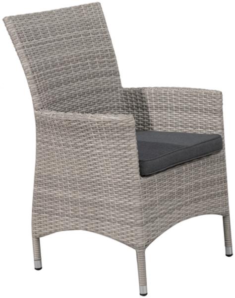 Primaster Diningsessel Nardo XL Polyrattan inkl Sitzkissen Alu Gartenstuhl