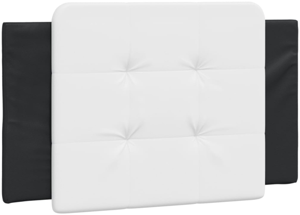 vidaXL Bettgestell mit LED ohne Matratze "Zadar" Schwarz und Weiß 90x190 cm 3214080 Bild 5