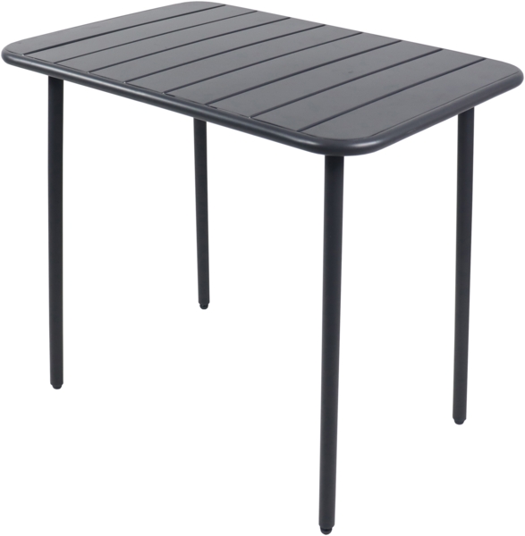 VCM Gartentisch Sumila 920271 Schwarz H. 72 x B. 80 x T. 55 cm