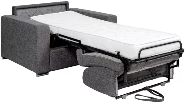 Vente-unique - CALITO Sessel Stoff Braun - B 223 cm94 cm x H 85 cm x L 126 cm Bild 3