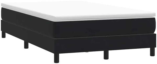 vidaXL Boxspringbett ohne Matratze Schwarz 120x210 cm Samt 3315821