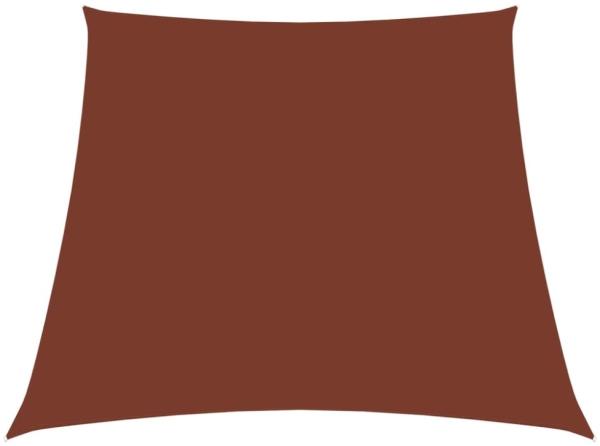 vidaXL Sonnensegel Oxford-Gewebe Trapezförmig 3/5x4 m Terracotta 135408