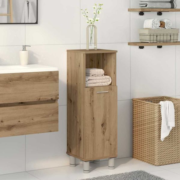 vidaXL Badschrank Artisan-Eiche 30x30x95 cm Holzwerkstoff 856138