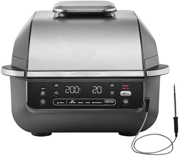 Ninja EG351EU 5-in-1-Grill & Heißluftfritteuse 5,7l schwarz/silber