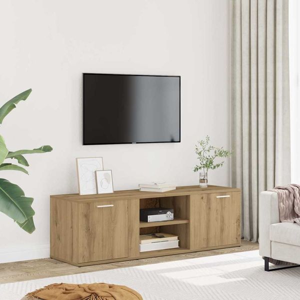 vidaXL TV-Schrank Artisan-Eiche 120x34x37 cm Holzwerkstoff 855975