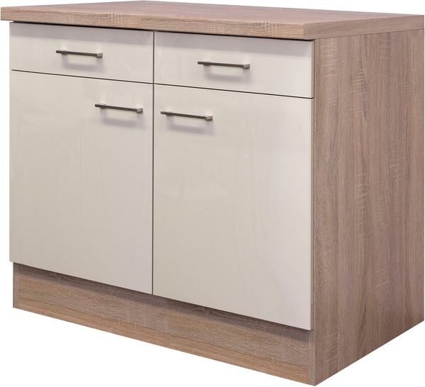 Flex-Well Unterschrank Nepal (B x H x T) 100 x 85/86 x 60 cm, für viel Stauraum