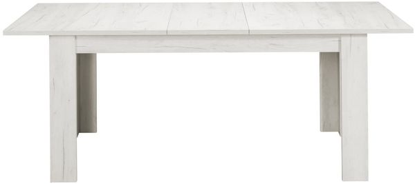 Homestyle4u ausziehbar Holztisch, Holz weiß, 160x90 cm Bild 8