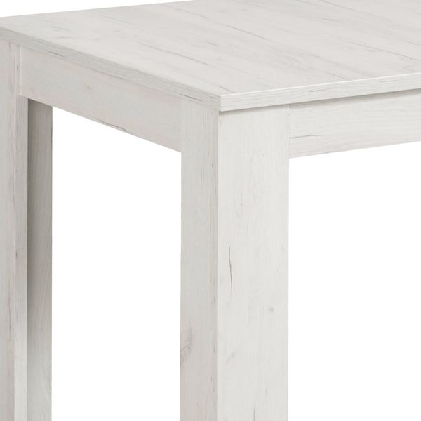 Homestyle4u ausziehbar Holztisch, Holz weiß, 160x90 cm Bild 6