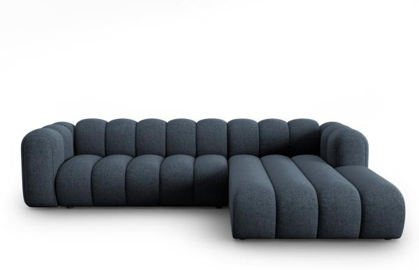 Micadoni Modulares Ecksofa Lupine 4-Sitzer Rechts Chenille Haga Königsblau