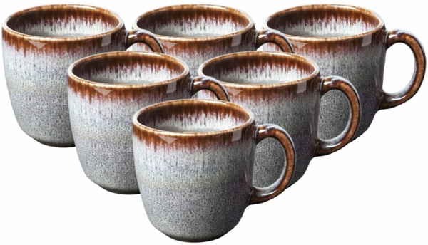 like. by Villeroy & Boch Lave beige Kaffeetasse 190 ml 6er Set