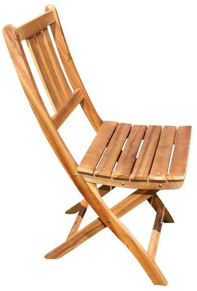 SAM® Gartenstuhl Blossom, robustes geöltes Akazienholz, platzsparend, mit Klappfunktion