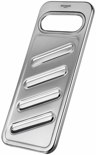 WESTMARK Multireibe Rostfreier Edelstahl, Steel, Silber, Gurkenhobel/Gemüsehobel, Edelstahl