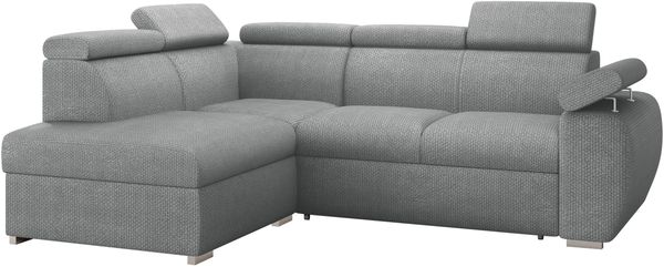 Ecksofa Boston (Farbe: Flow 17, Seite: Rechts LXp+R+2r)