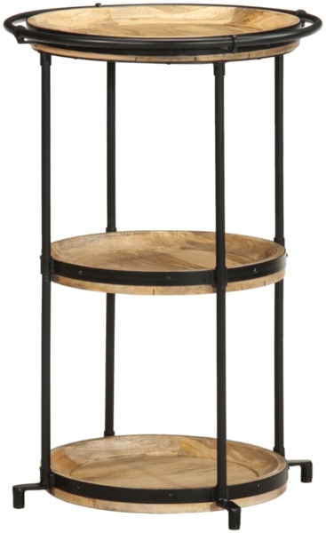 vidaXL Beistelltisch Ø55x83 cm Massivholz Mango 4013509