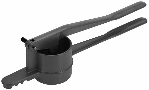 WESTMARK Spätzlereibe Spätzlepress, Rundloch, Anthrazit, Aluminium, spülmaschinengeeignet, Made in Germany