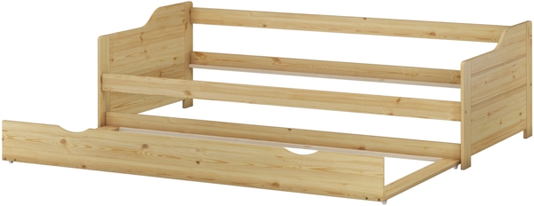 Sofabett Doppelbett Bettgestell 90x200 Einzelbett Bett + Bettkasten Kiefer massiv 60.34-09 Bild 2