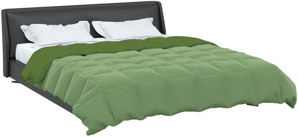 vidaXL Winterbettdecke Gepolstert Grün 200 x 240 cm Mikrofaser 42026125 Bild 3