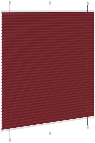 vidaXL Plissee Bordeauxrot 115x150 cm Stoffbreite 114,4 cm Polyester 4015248 Bild 4