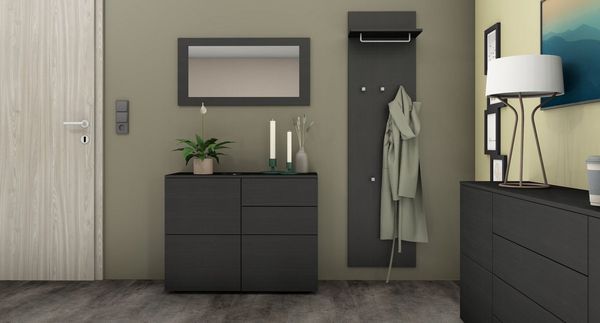 borchardt Möbel Garderoben-Set Rova, (3-tlg)
