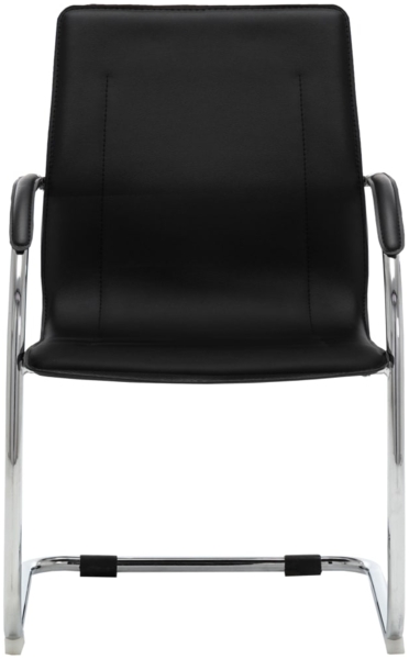 vidaXL Freischwinger Bürostuhl Schwarz Kunstleder [289355]