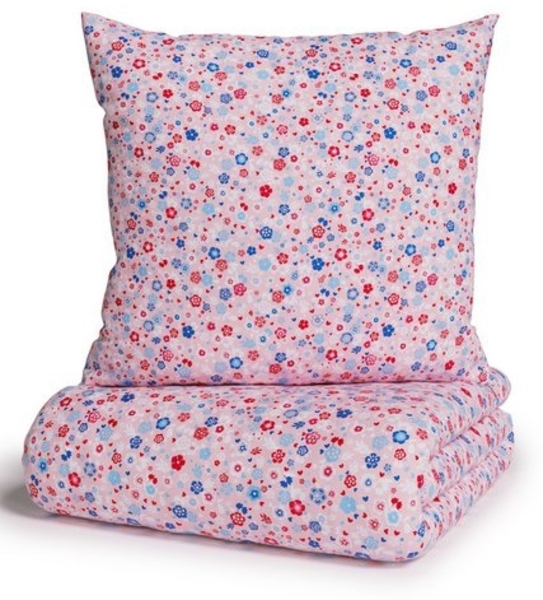 my home Bettwäsche Mariby, Renforcé, 2 teilig, mit feinem Blümchen Design, skandinavisch, romantische Bettwäsche Bild 4