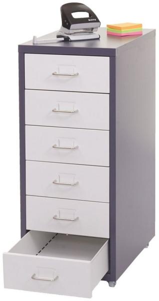 MCW Rollcontainer T851-6, 6 Schubladen mit Vollauszug, inkl. Etiketten und Etikettenhalter Bild 2